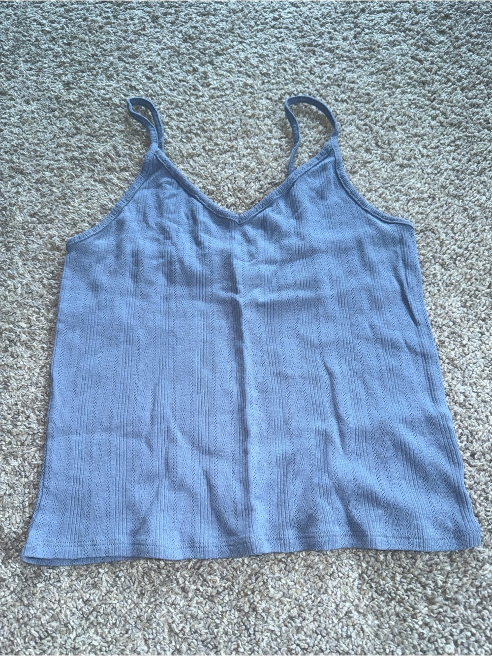 American Eagle - Pointelle Cami - M, Blue